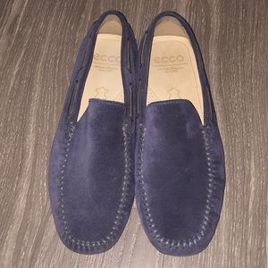 Men’s Ecco driving moc denim blue Size 43